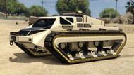 The Arena War vehicles in GTA Online are outmatched by modern cars such as the Nightshark or the Oppressor MK II (Image via Rockstar Games)